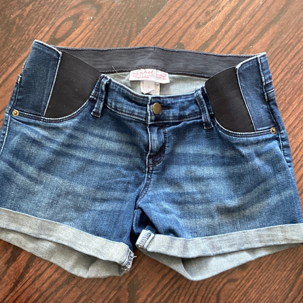 Isabel Maternity Jean Short Size 2